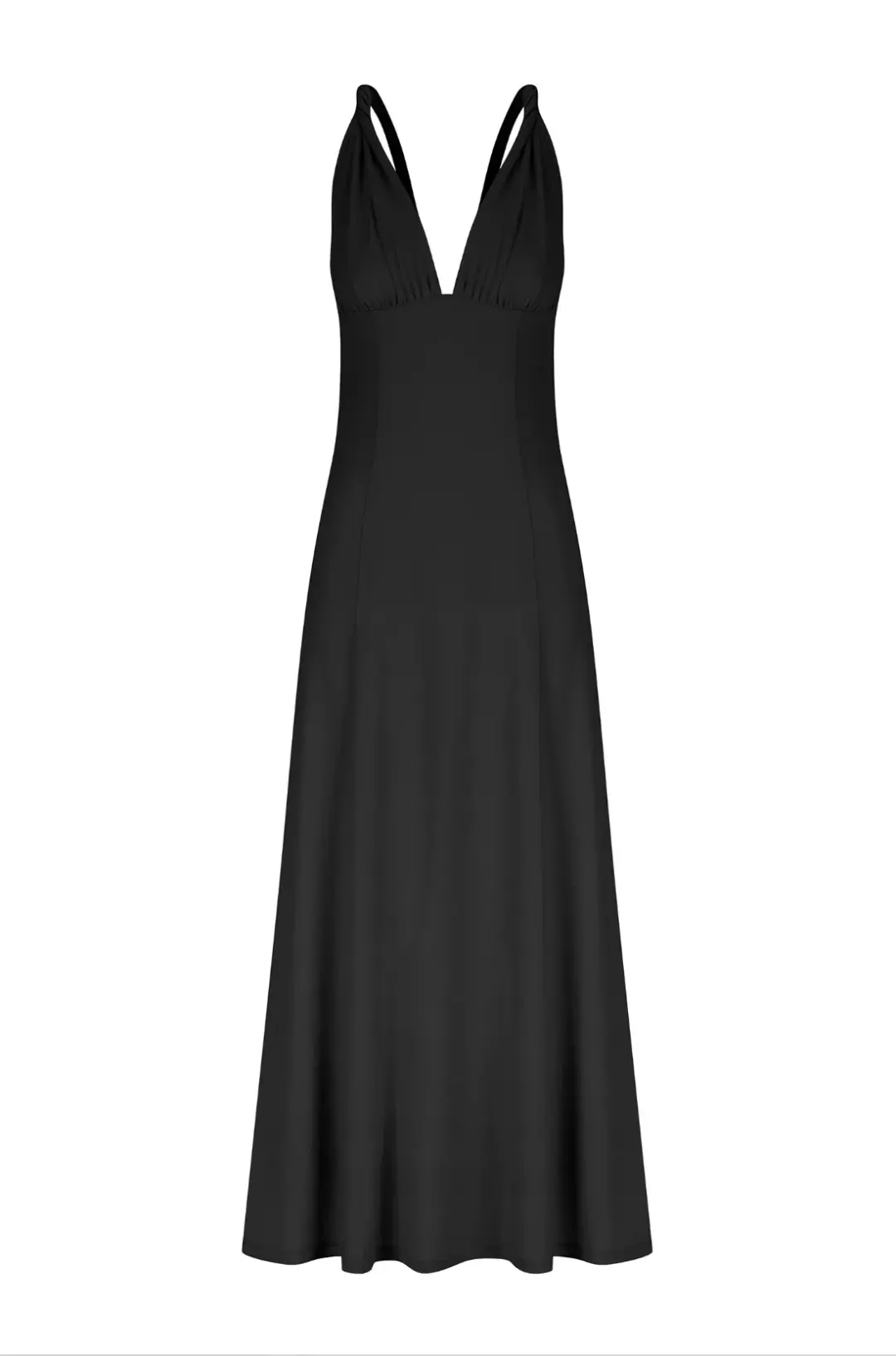 Hansen and Gretel Campari Jersey Midi Dress Black Size XS / AU 6 for rent on The Volte - main image