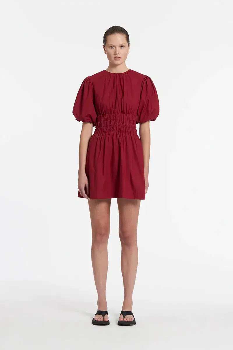 Sir the Label Dion Open Back Mini Dress in Plum Size 0 / AU 6 - Image 1