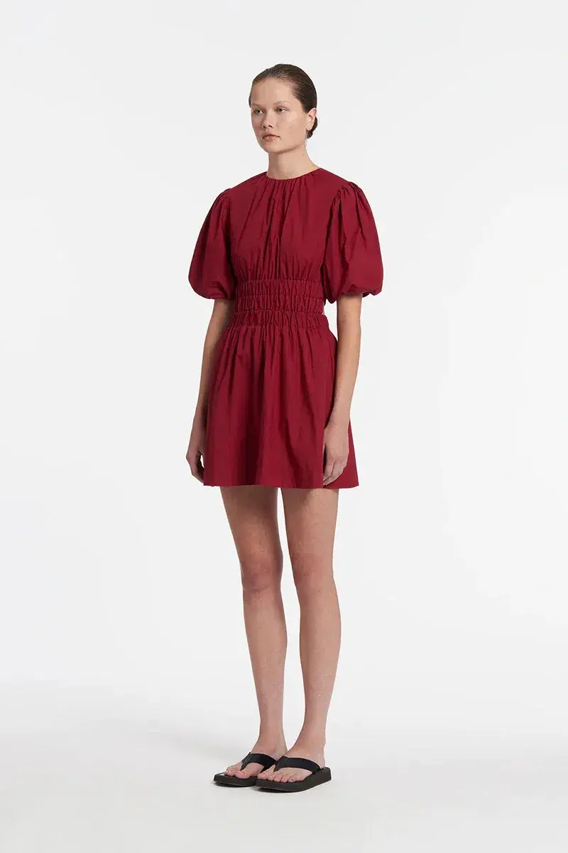 Sir the Label Dion Open Back Mini Dress in Plum Size 0 / AU 6 - Image 2