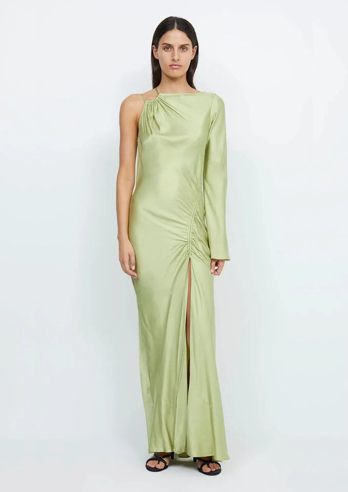 Bec & Bridge Kai Asym Maxi Dress Pear Size 10  - Image 1