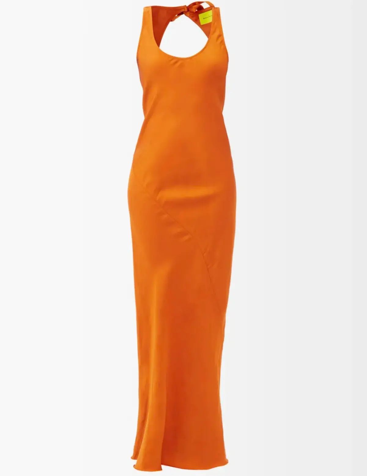 Marques Almeida Orange Backless Dress Orange Size 12  - Image 6