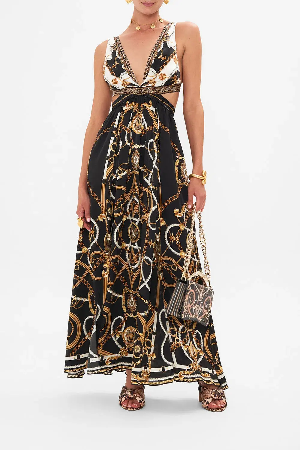Camilla Cut Out Back Dress Coast To Coast Size 6 - Image 1