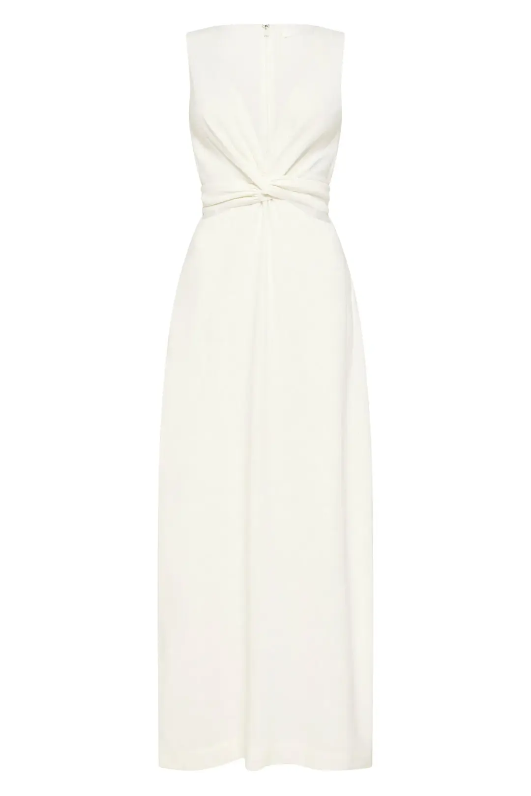 Sir The Label Clemence V Neck Dress Ivory Size 2/AU 10  for rent on The Volte - main image
