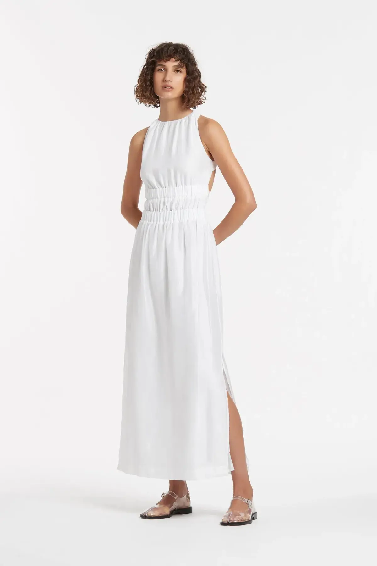 Sir The Label Franc Cross Back Gown Ivory Size 0/AU 6 - Image 1