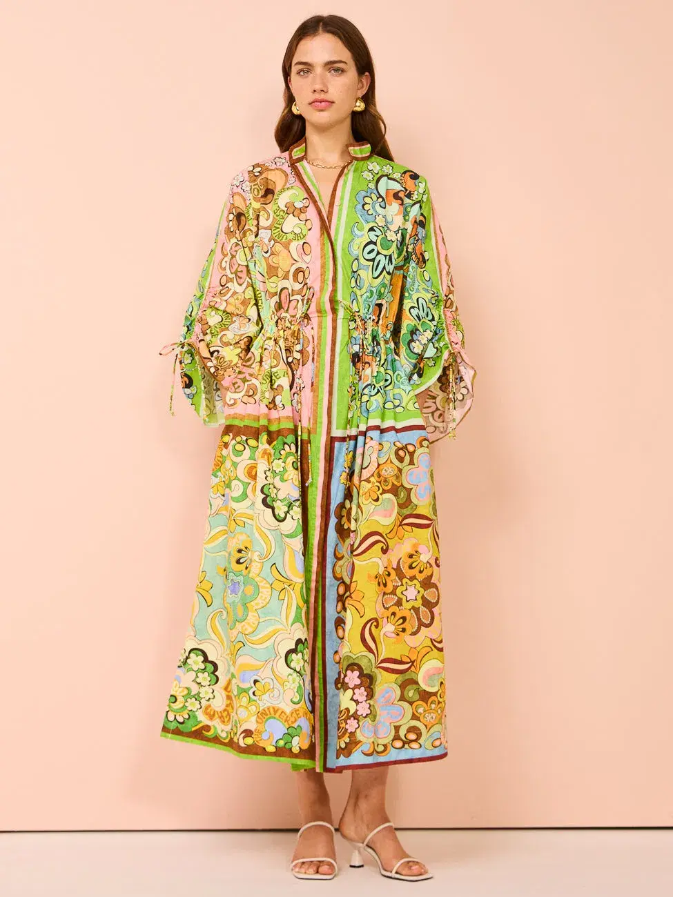 Alemais Dreamer Pool Dress In Multi Print Size 10 - Image 1