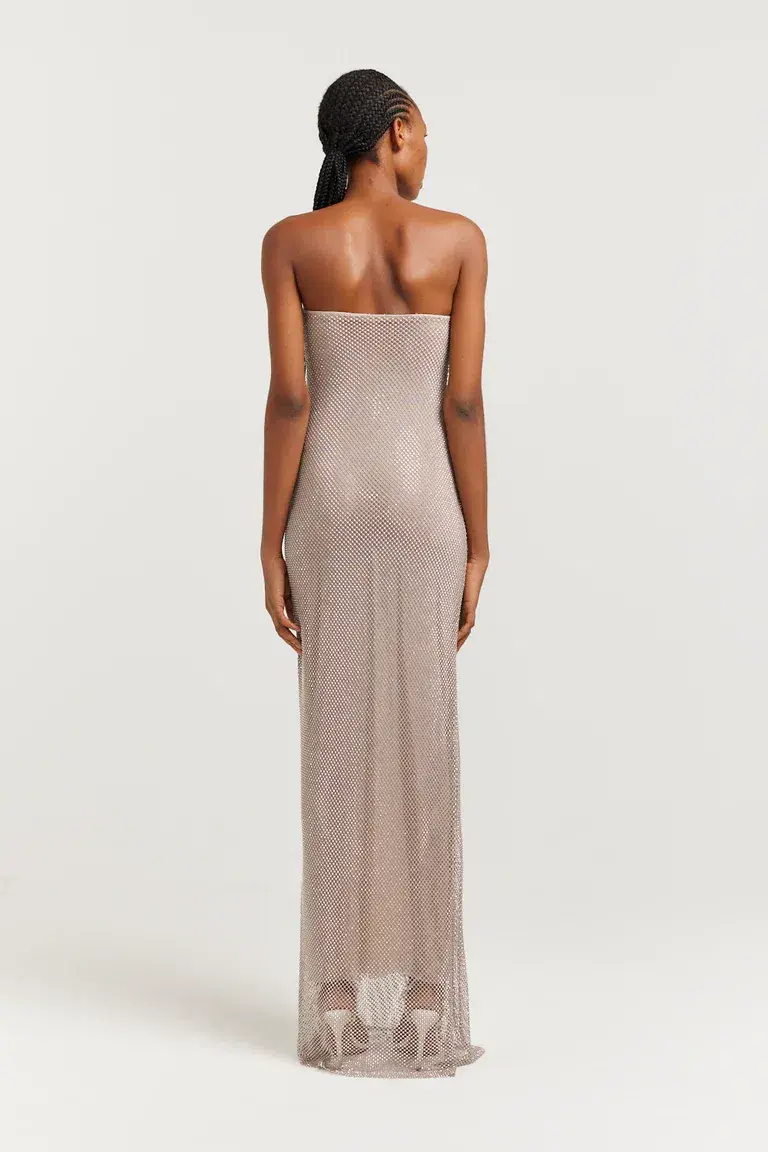 Henne Carmine Dress Nude Size XXS/XS / AU 6 - Image 4