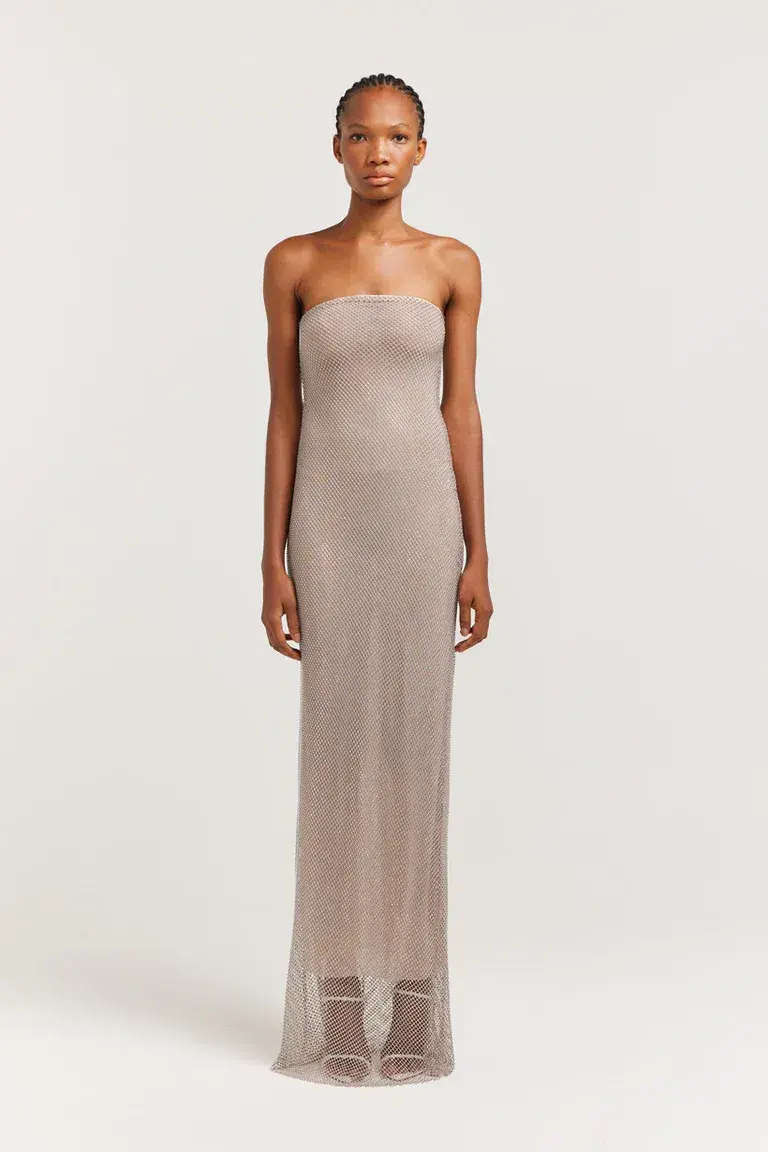 Henne Carmine Dress Nude Size XXS/XS / AU 6 for rent on The Volte - main image