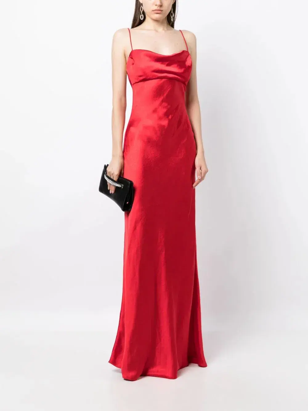 Rachel Gilbert Skyla Gown in Cherry Size 8 - Image 2