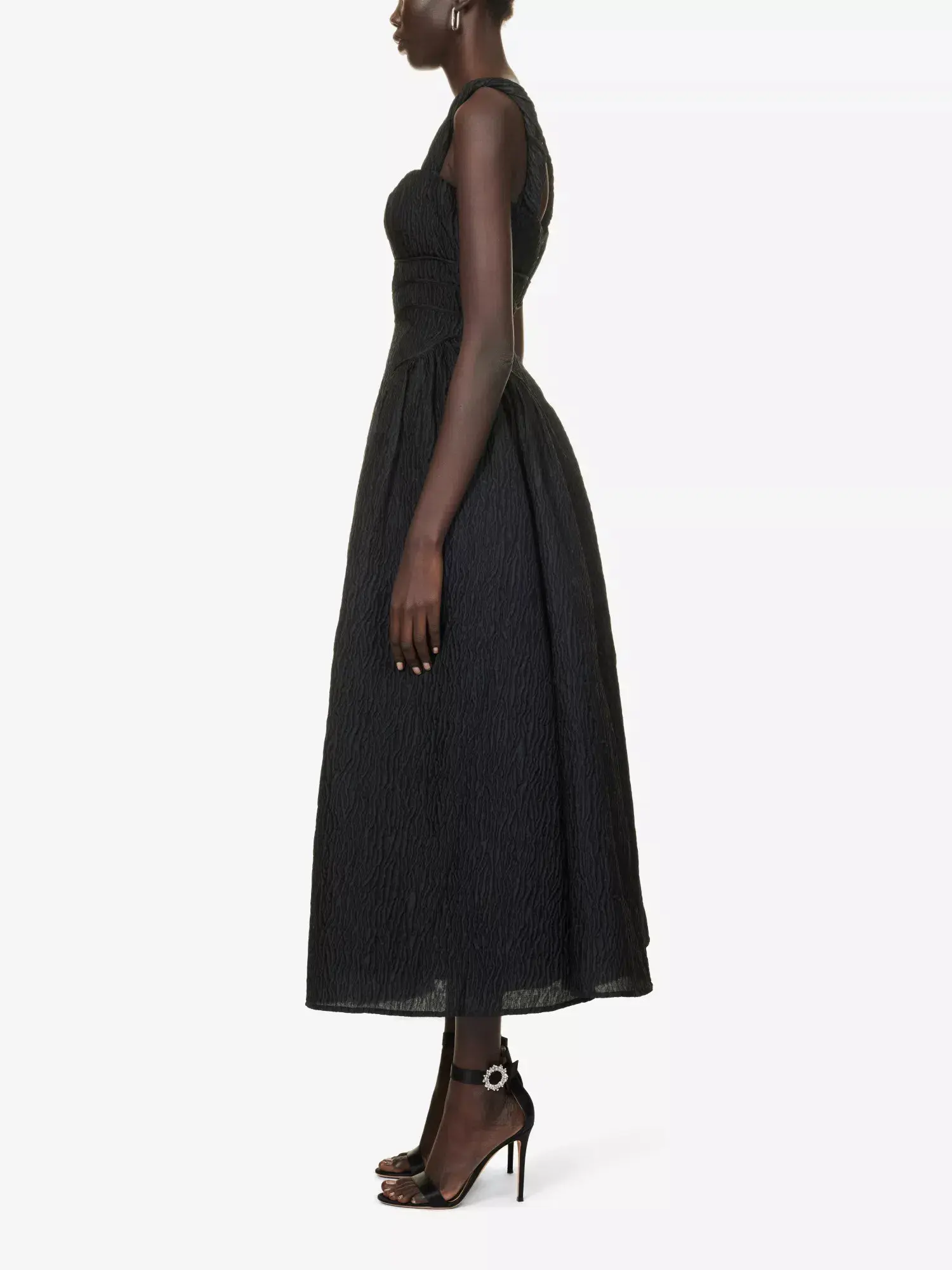 Rachel Gilbert Sophy Strap Midi Dress Black Size 1 / AU 8 - Image 2