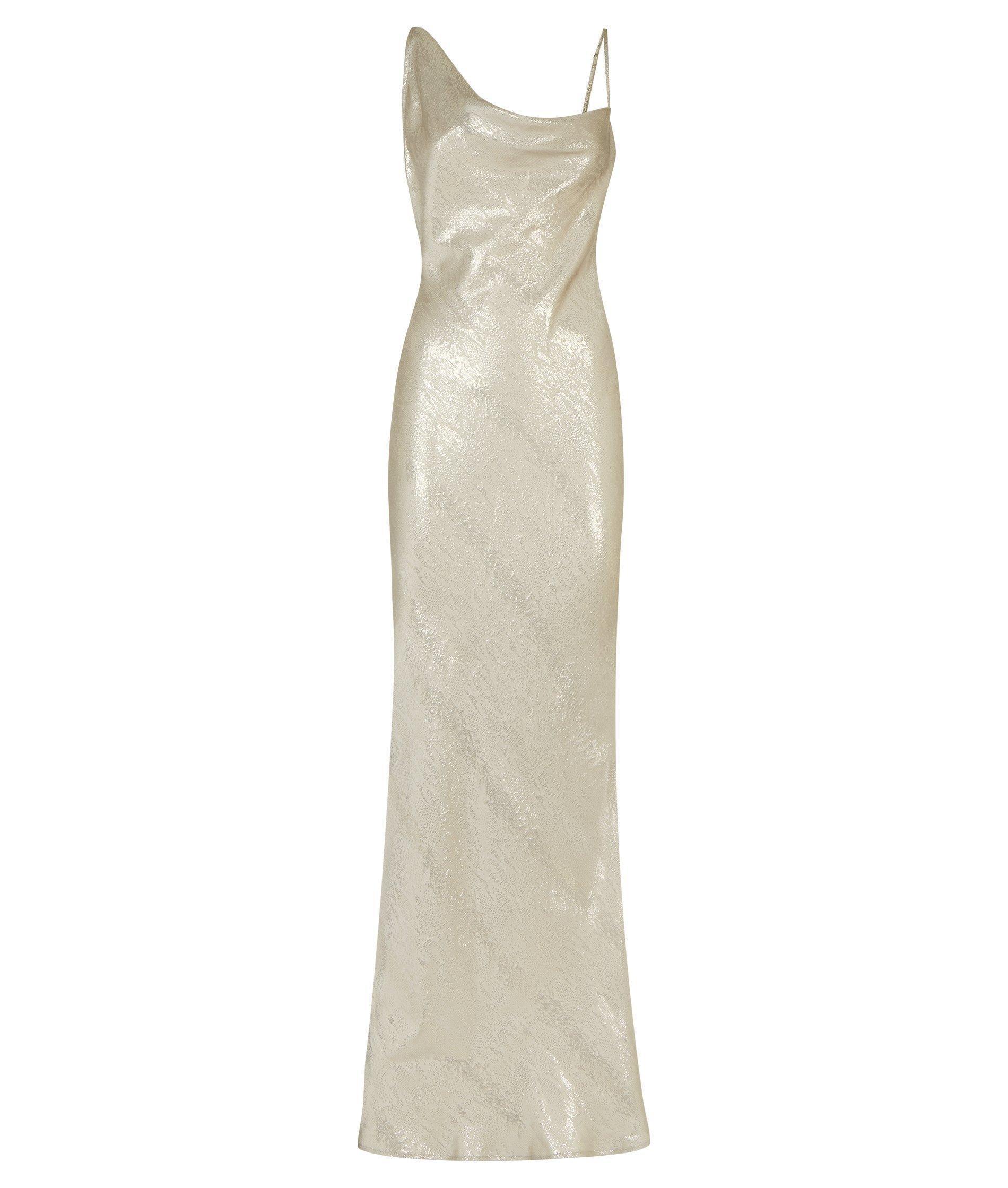 Rat & Boa Gaia Slip Dress Metallic Silver Size 8 - Image 7