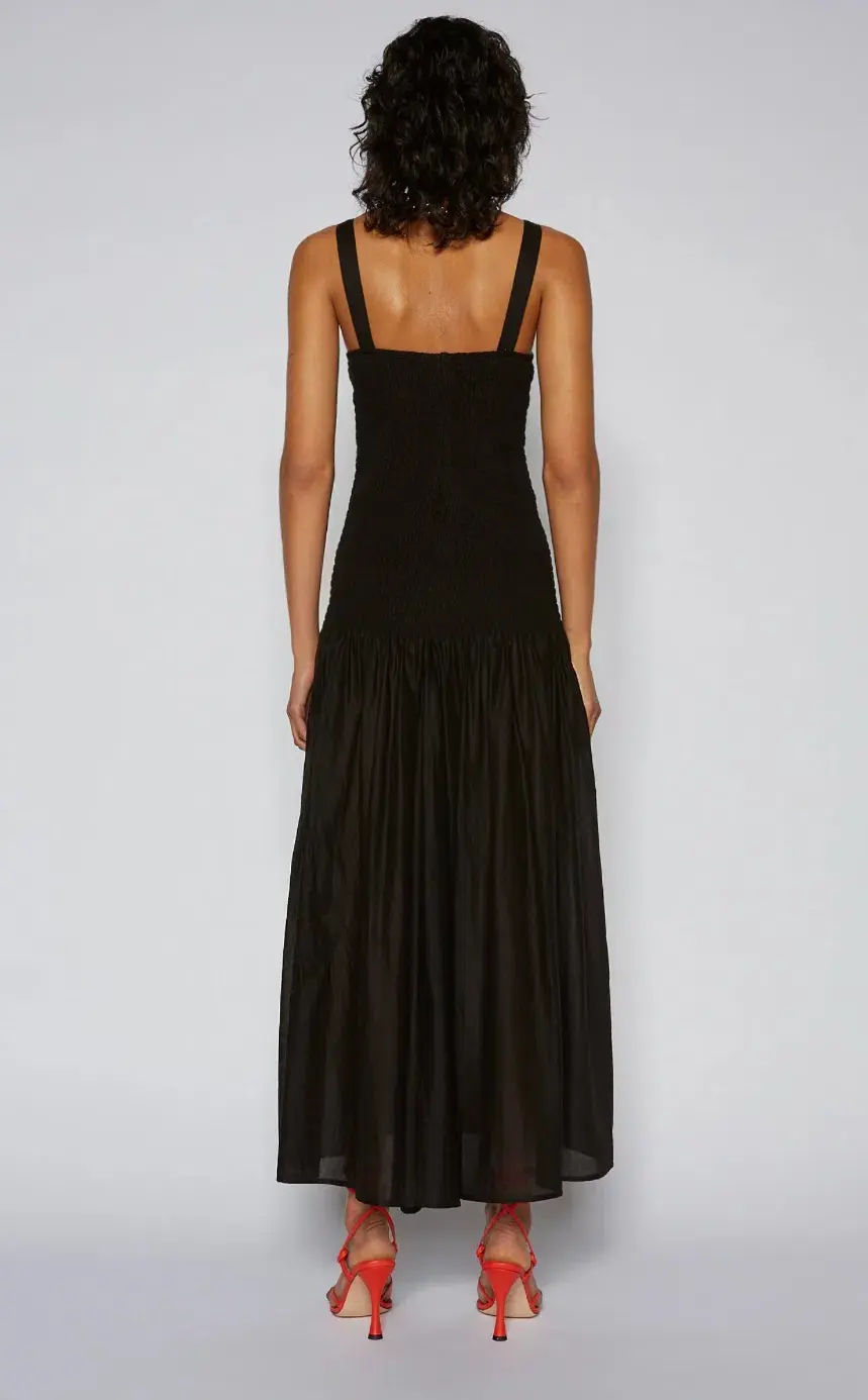Scanlan Theodore Cotton Bralette Dress Black Size 0 / AU 6 - Image 3