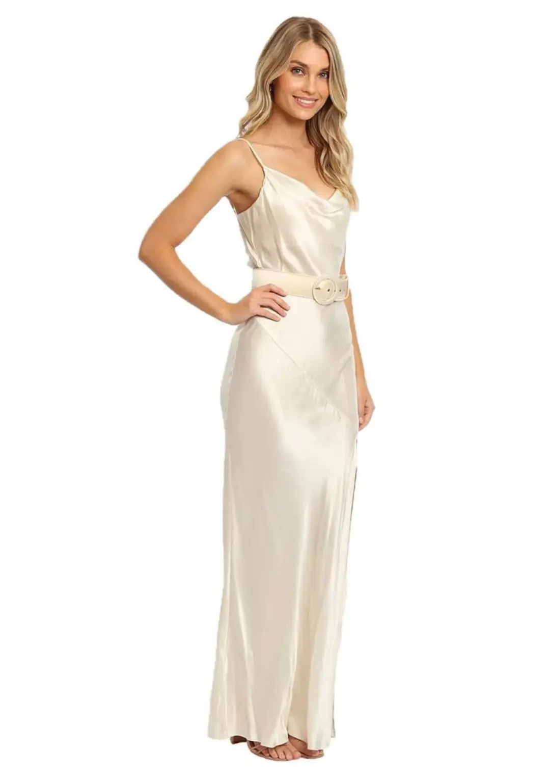 Nicholas Simone Dress in Cream Size 12 for rent on The Volte - main image