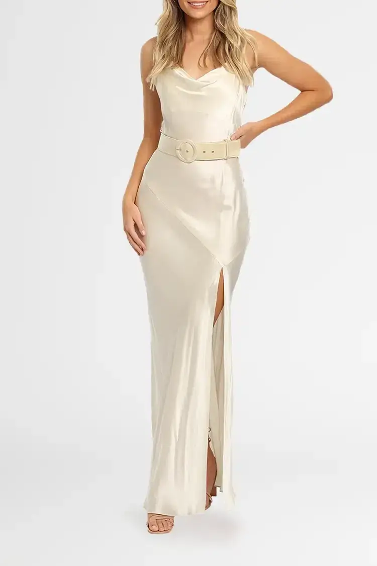 Nicholas Simone Dress in Cream Size 12 for rent on The Volte - main image