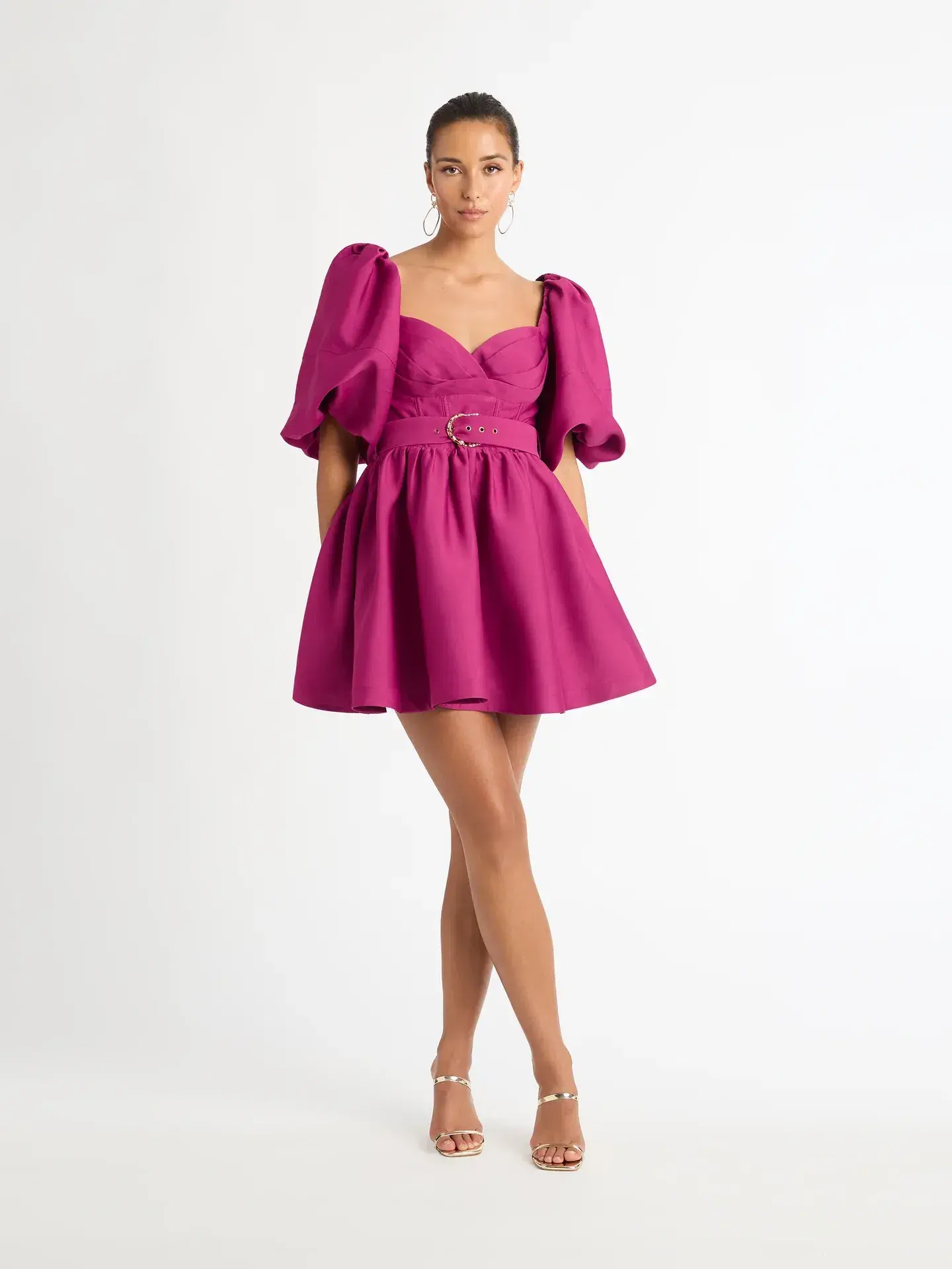 Sheike Sienna Mini Dress Raspberry Size 8 - Image 1