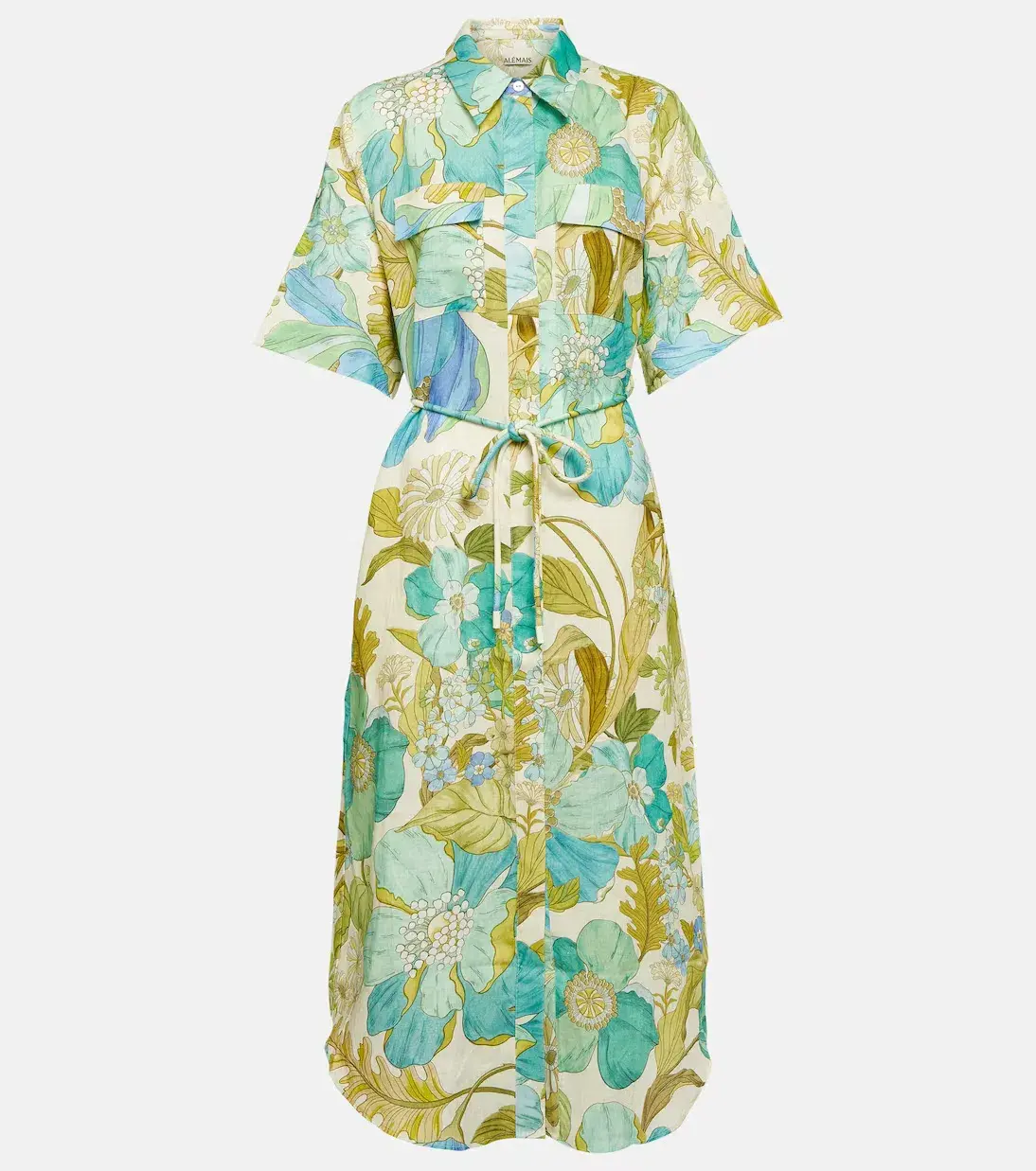 Alemais Janis Shirtdress Multi Size 10 - Image 6