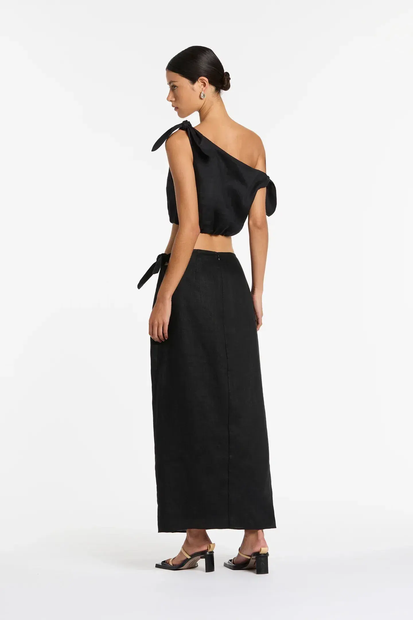 Sir the Label Bettina Top & Skirt Set Black Size 6  - Image 2