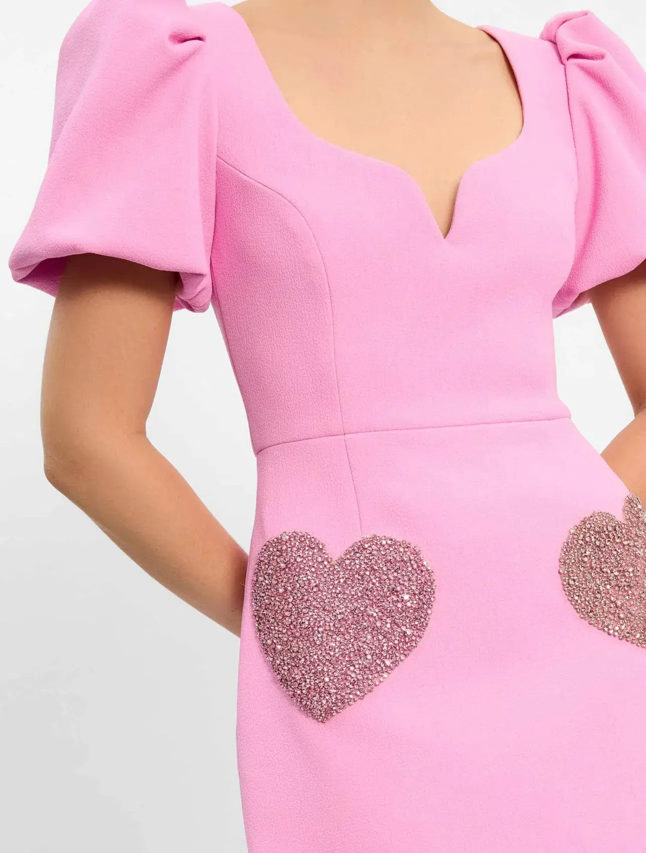 Rebecca Vallance ROCHELLE PUFF SLEEVE MINI DRESS - Image 3