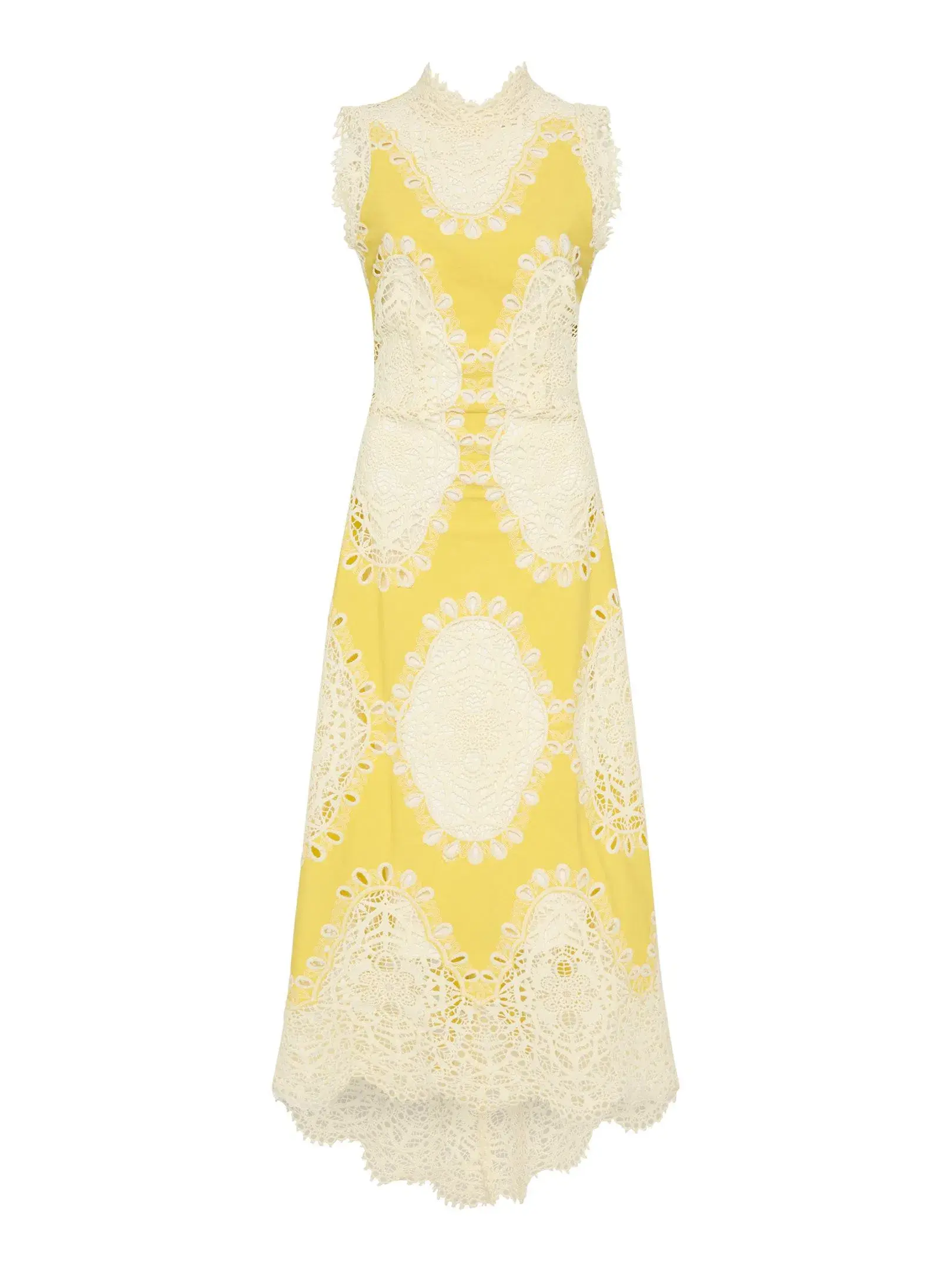 Moss and Spy Mimosa A Line Yellow/Ivory  - Image 4