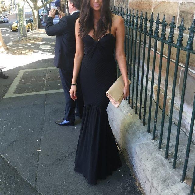 Sheike Elite Maxi Dress Black Size 8 - Image 2