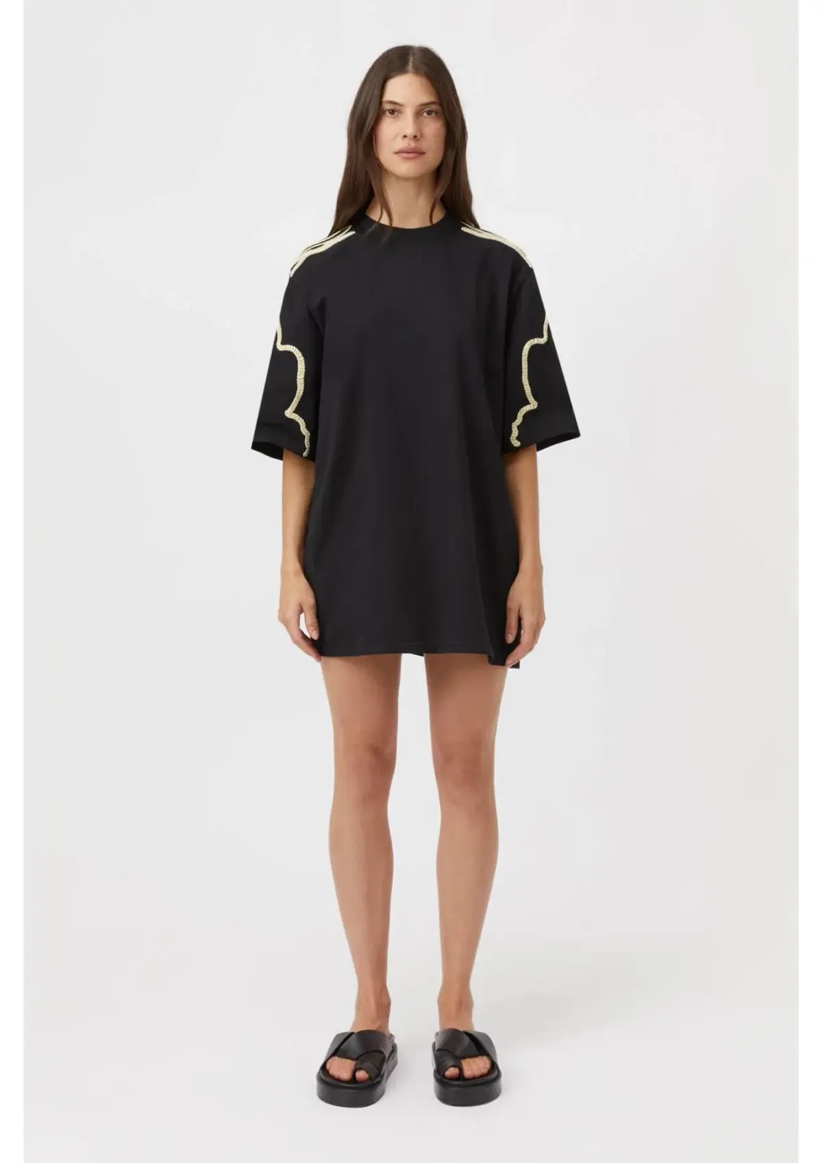 Camilla and Marc Lanza Tee Dress Black Size 8 - Image 1