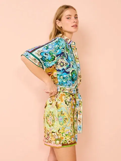 Alemais - Dreamer Mini Dress Multi - Size 12 - Image 4