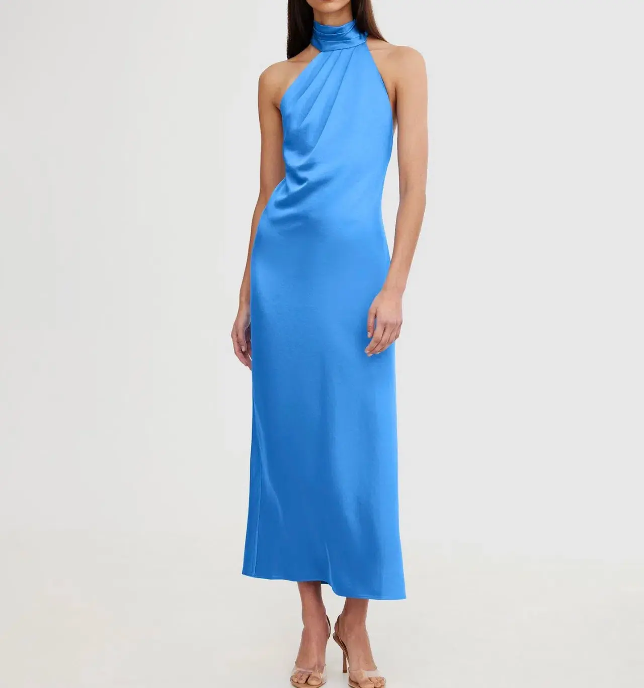 Significant Other Darcy Backless Dress Azure Blue Size 8 - Image 2