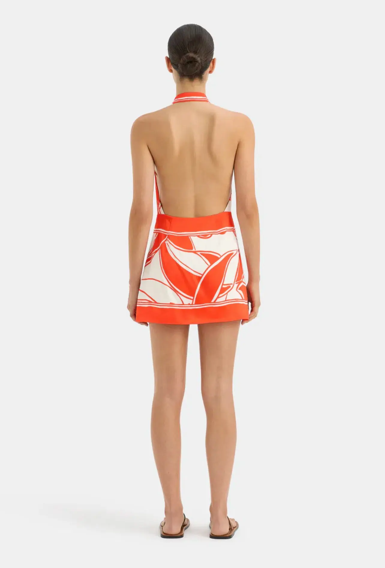 Sir the Label Ramona Wrap Halter Mini Dress Mariposa Lily Size 2 / AU 10 - Image 2