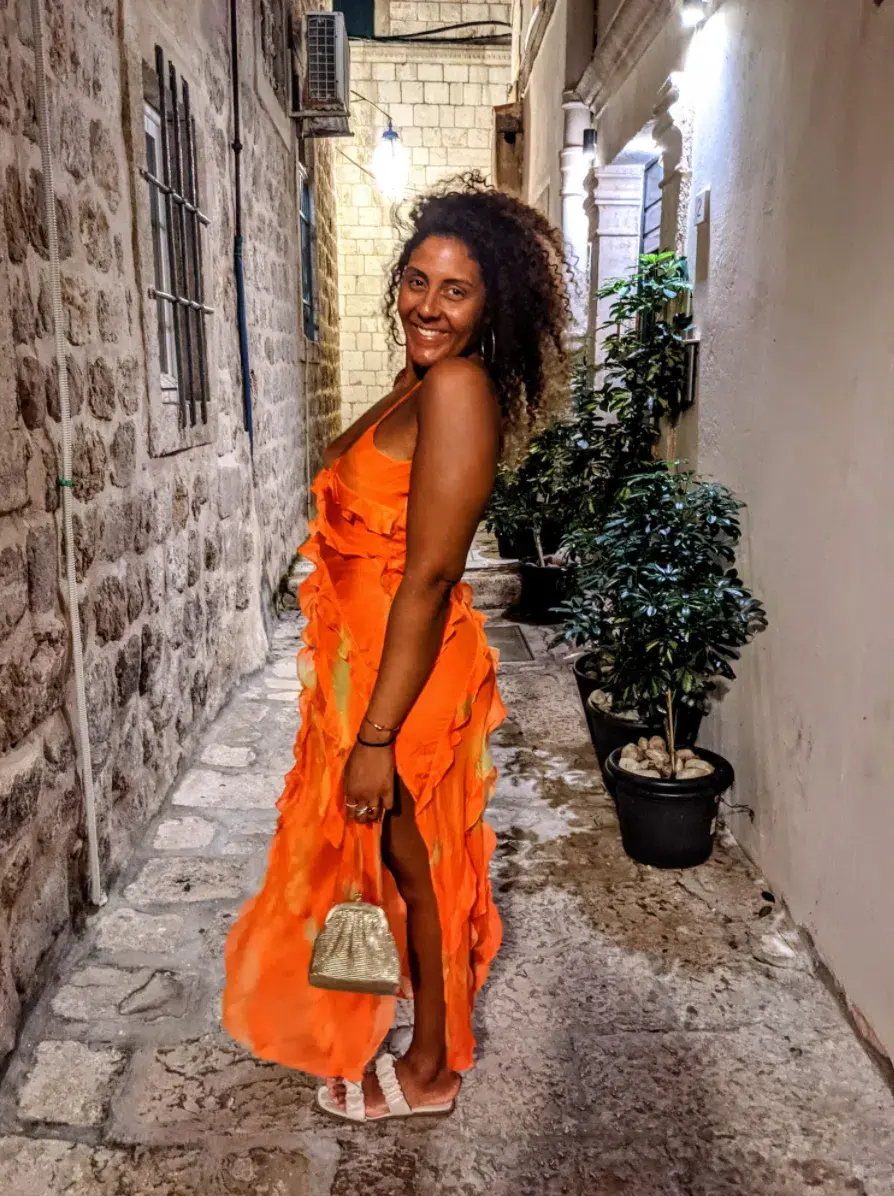Rat & Boa Rio Maxi Dress Orange Size L / AU 12 - Image 2