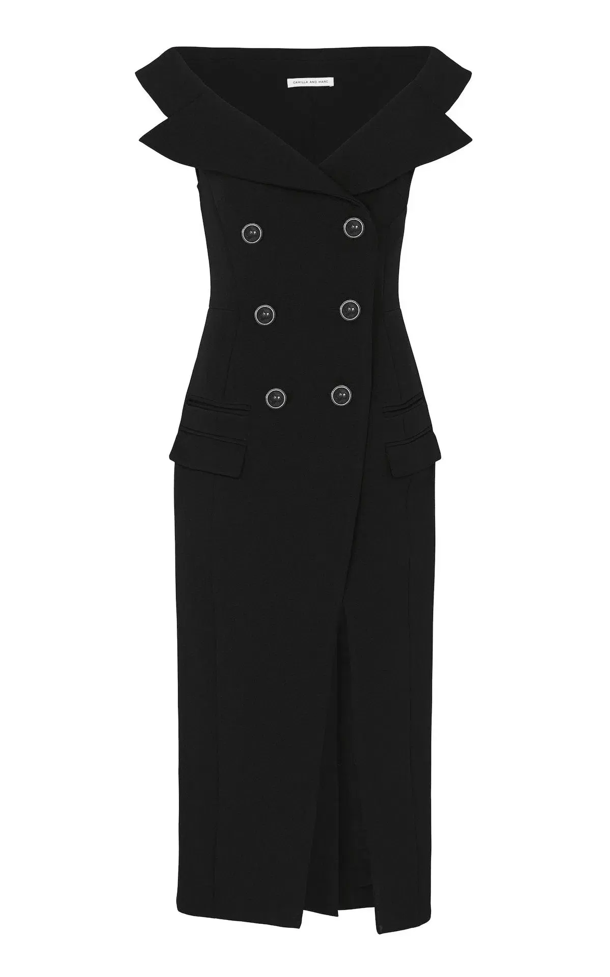 Camilla and Marc Ames Midi Dress Black Size 10 - Image 3