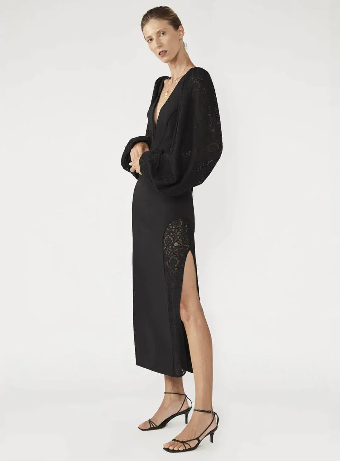 Camilla and Marc Danica Midi Dress Black Size 10 - Image 2