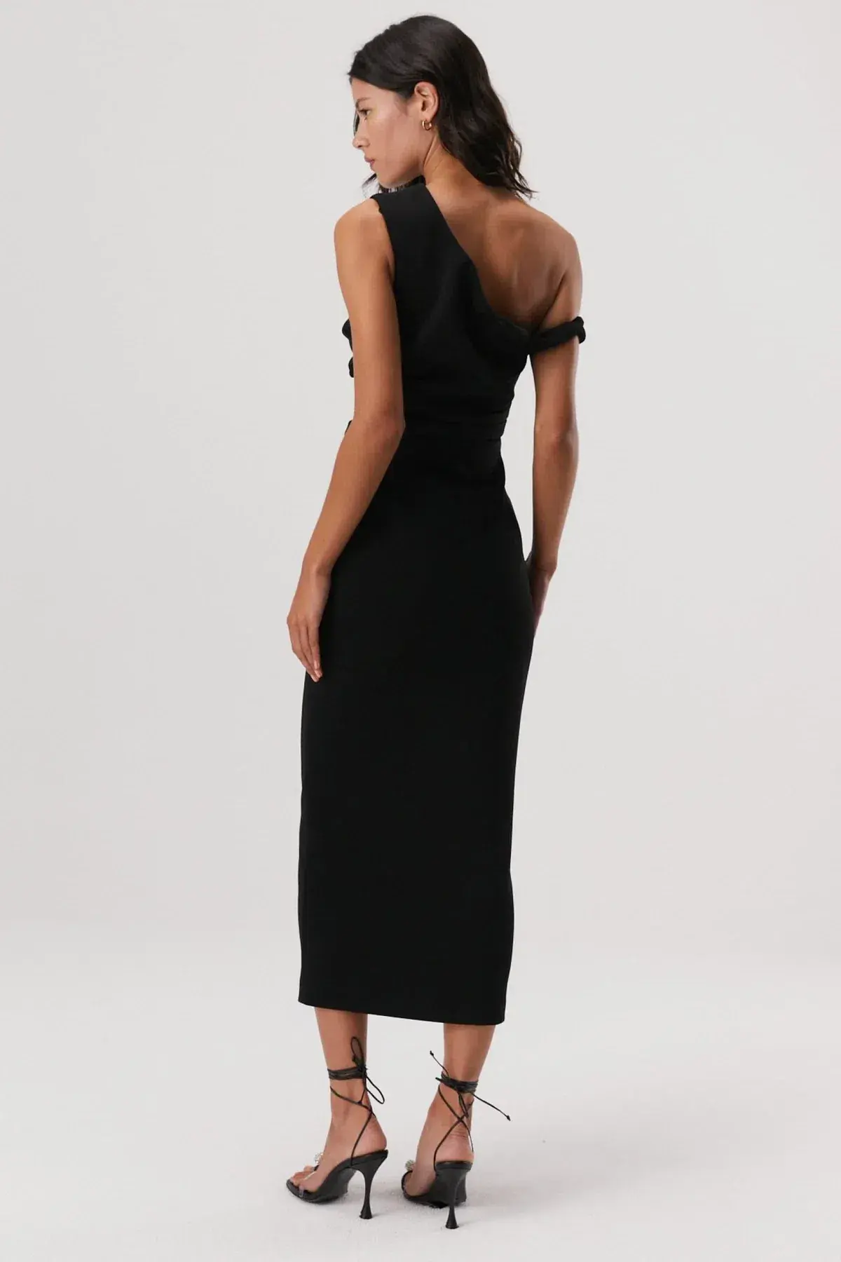 MISHA Alaska Midi Dress Black Size 14/XL - Image 3