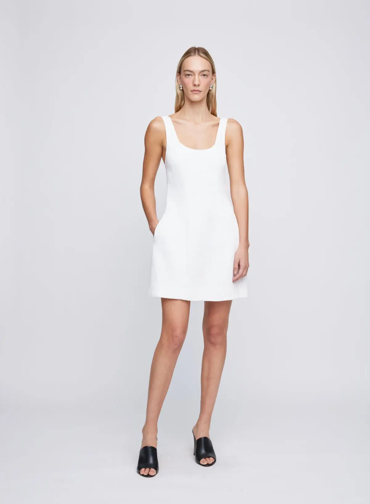 Anna Quan Riona Mini Dress Cream Size 8 - Image 5