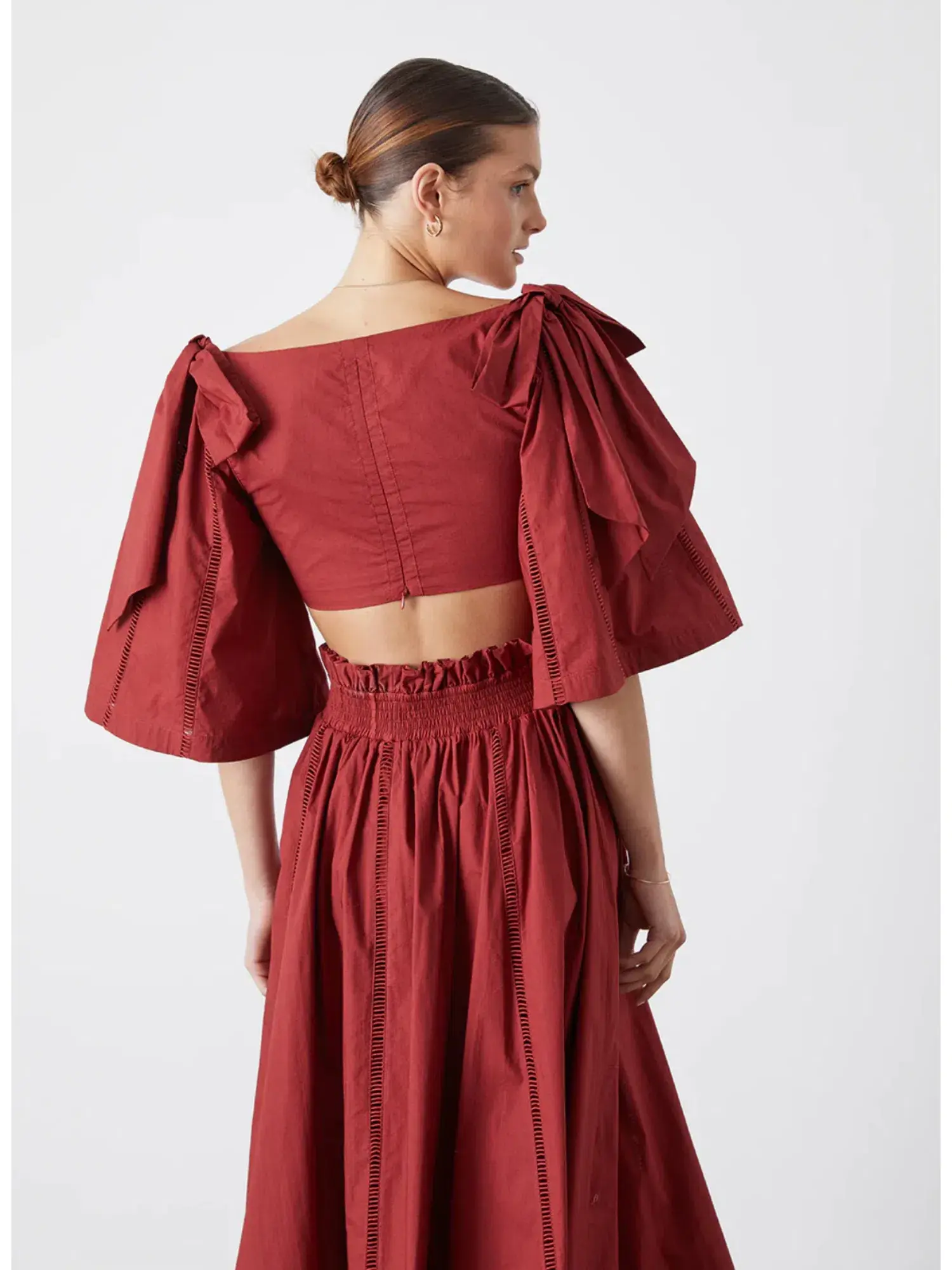 Joslin Studio Hollie Organic Cotton Crop Top + Skirt set Size 8  - Image 4