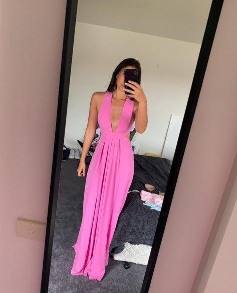 Jill Stuart Deep V Gown size 8 for rent on The Volte - main image