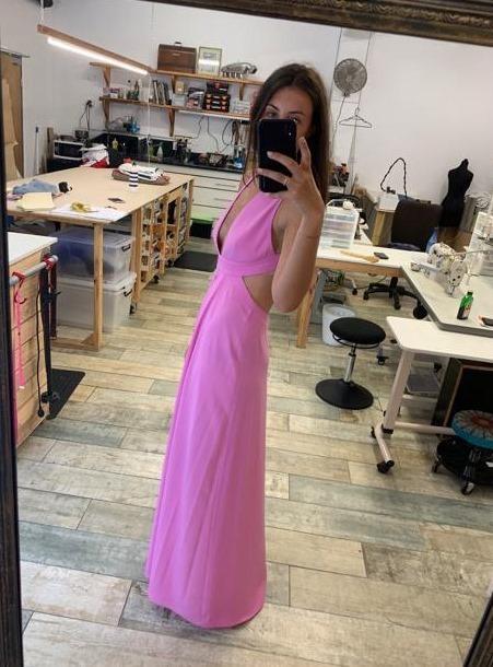 Jill Stuart Deep V Gown size 8 - Image 3