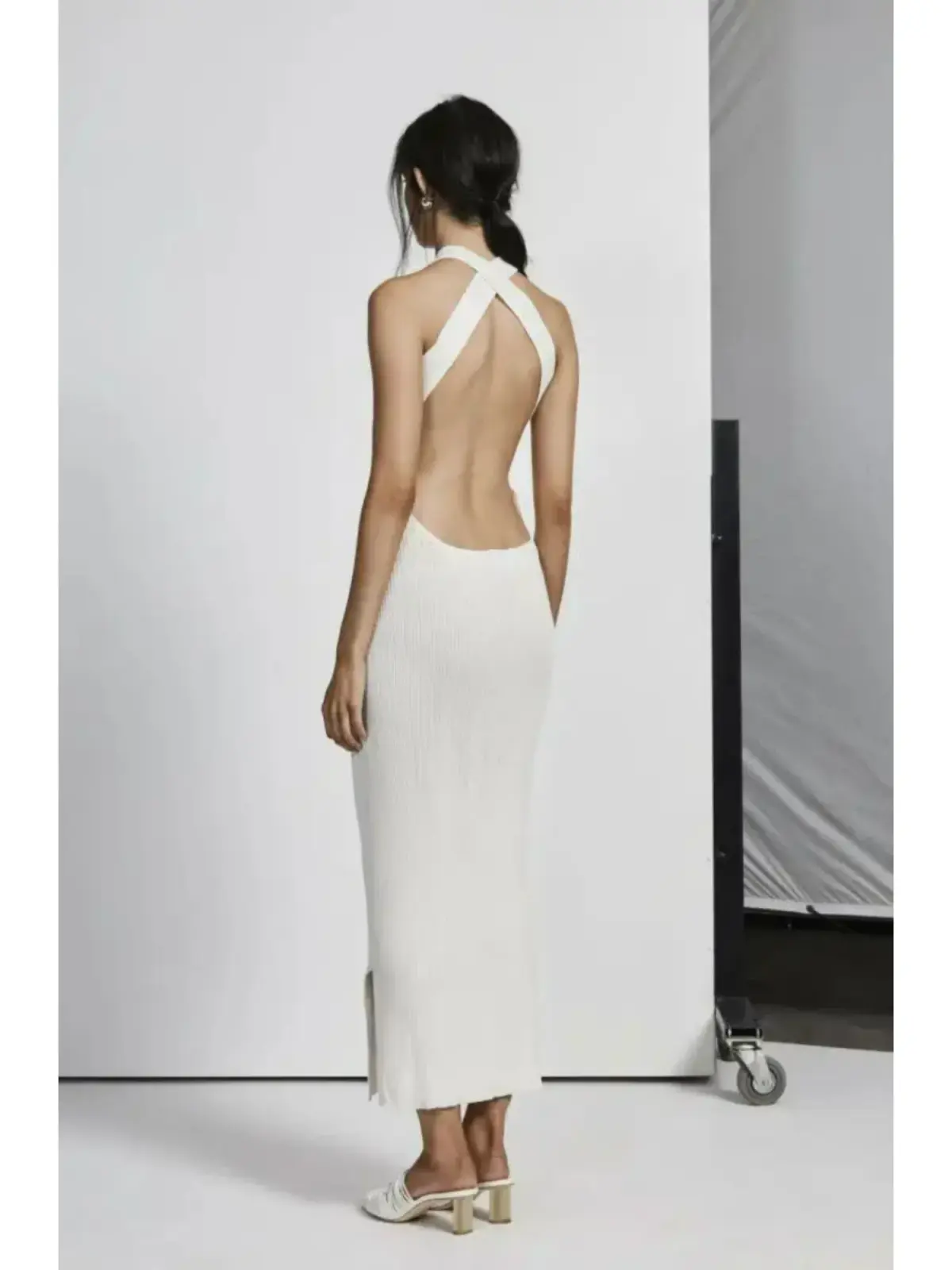 Sir The Label Marcelle Open Back Dress Ivory Size 3 / AU 12  - Image 2