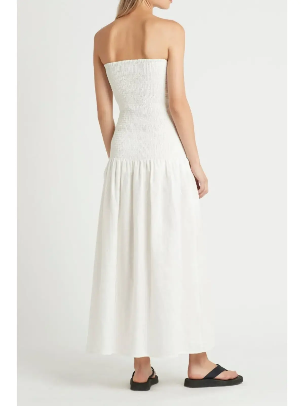 Sir The Label Madelyn Strapless Dress Ivory Size 3 / AU 12  - Image 4