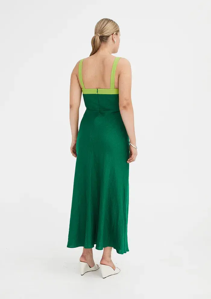 Jillian Boustred Regina Dress Green Size AU 14 - Image 2