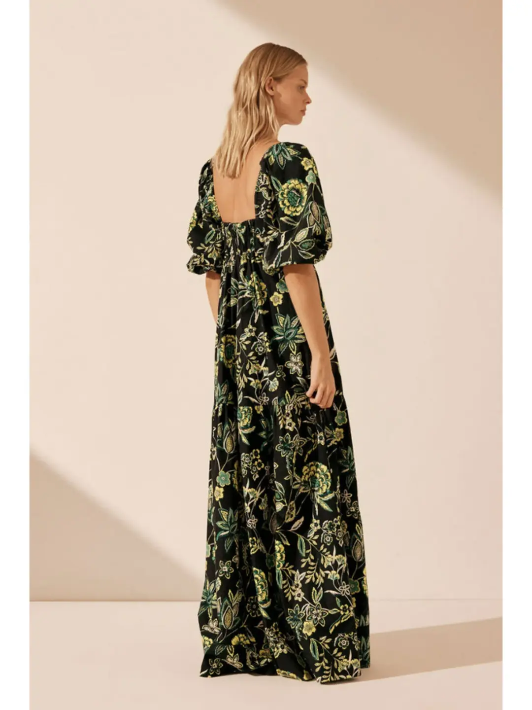 Shona Joy Tiered Maxi Dress Lina Size AU 14  for rent on The Volte - main image