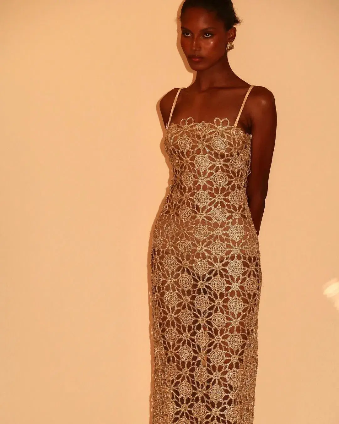 Arcina Ori Kendra Dress Gold Size S / AU 8 - Image 6