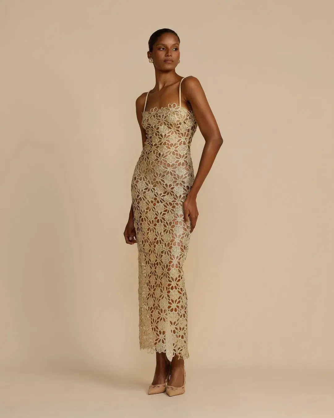 Arcina Ori Kendra Dress Gold Size M / AU 10 - Image 2