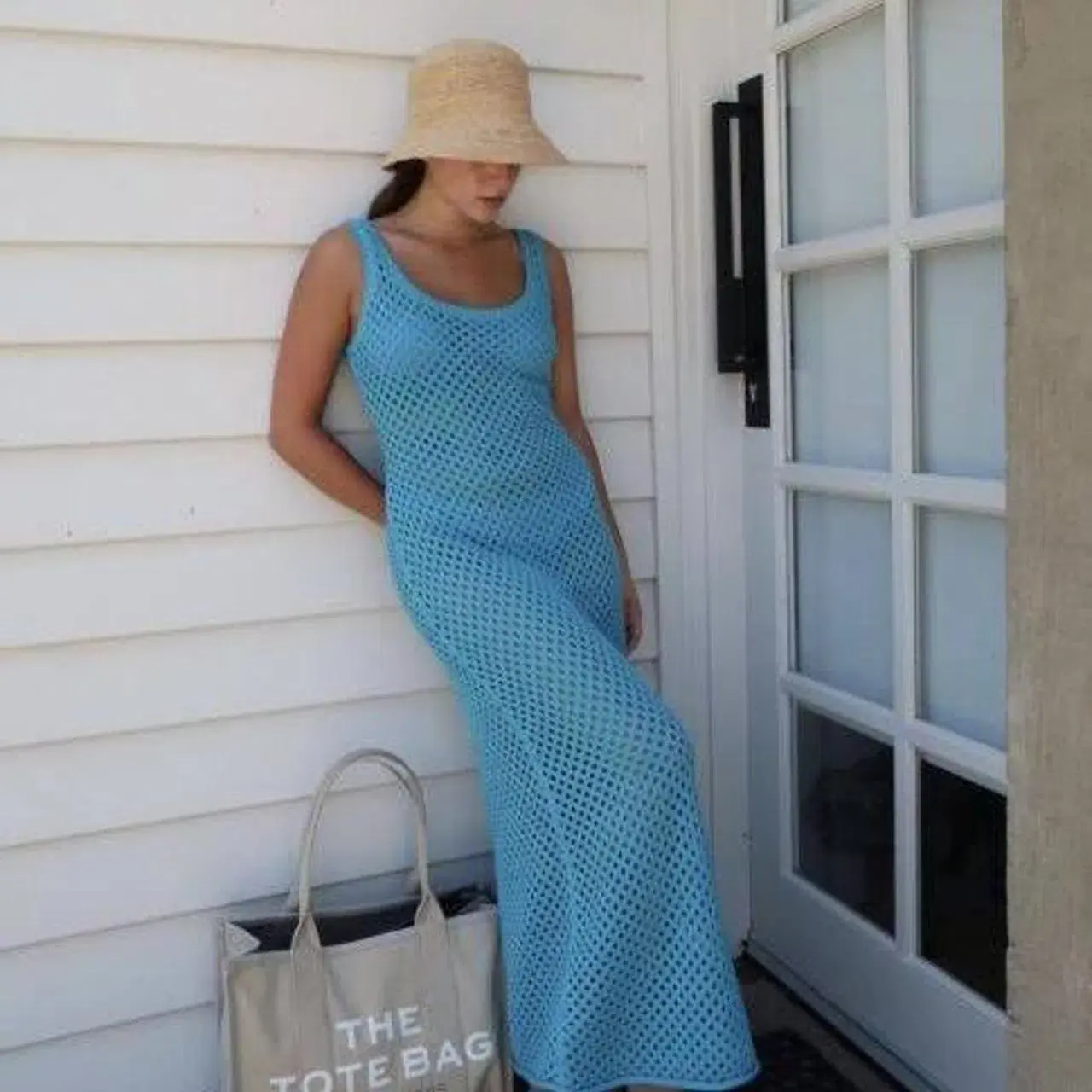 Venroy Blue Crochet Tank Dress Blue Size XS / AU 8  - Image 3