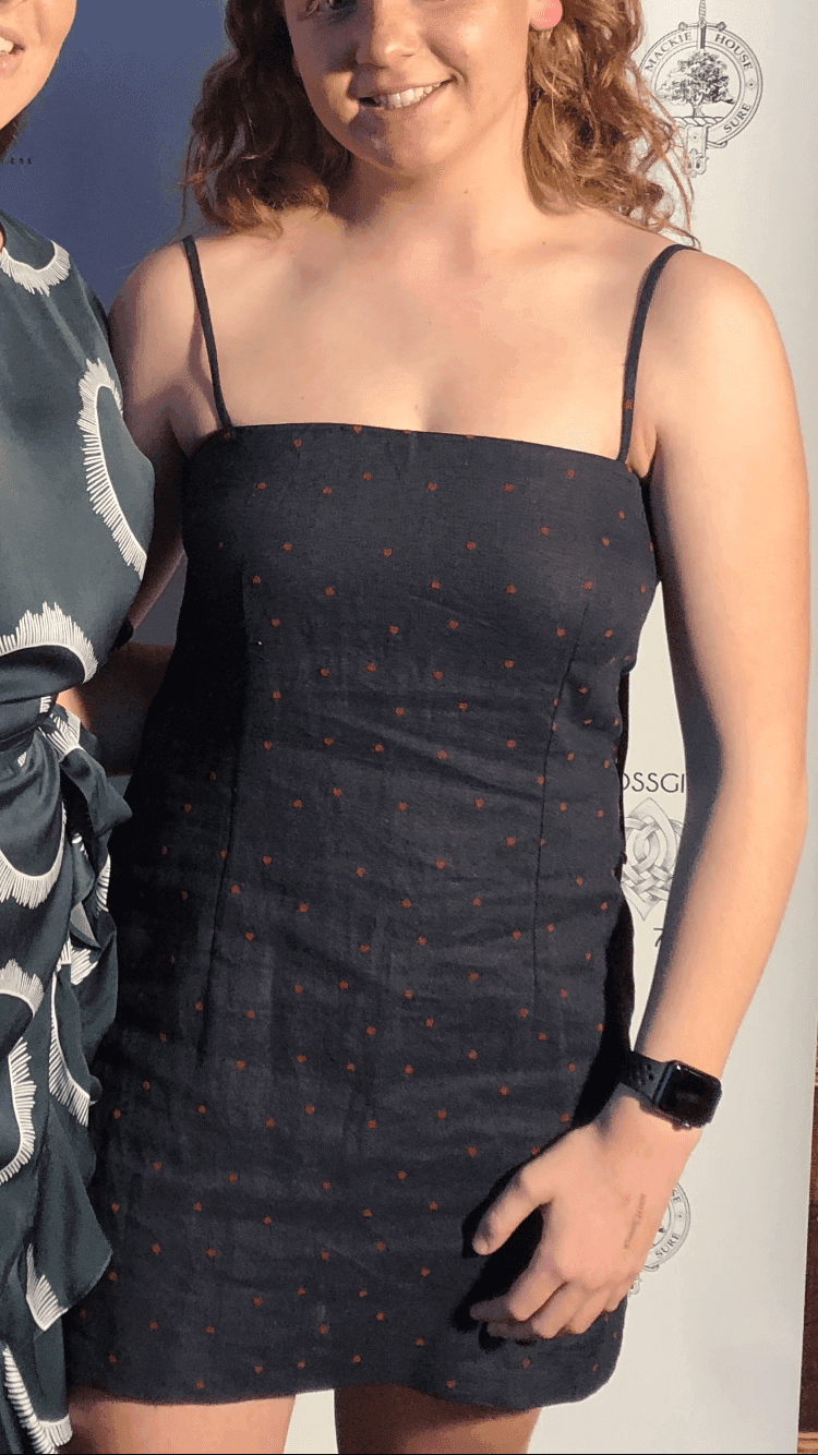 Bec & Bridge Mini Dress Navy Size 10 - Image 3