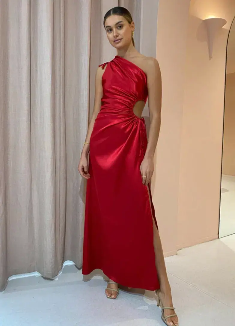 Sonya Moda Nour Scarlet Dress Red Size AU 8 - Image 1