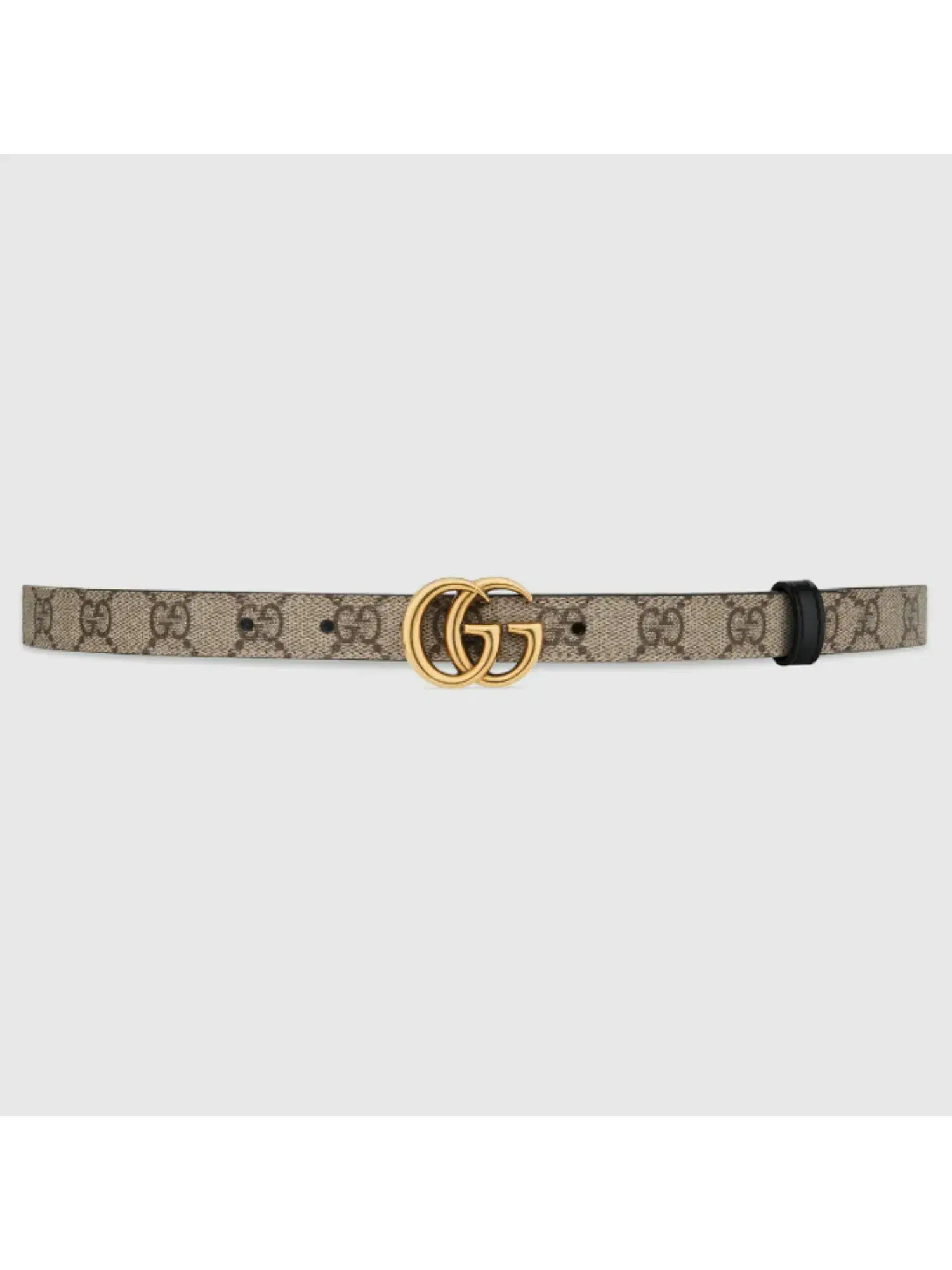 Gucci GG Marmont Reversible Thin Belt Black  - Image 1