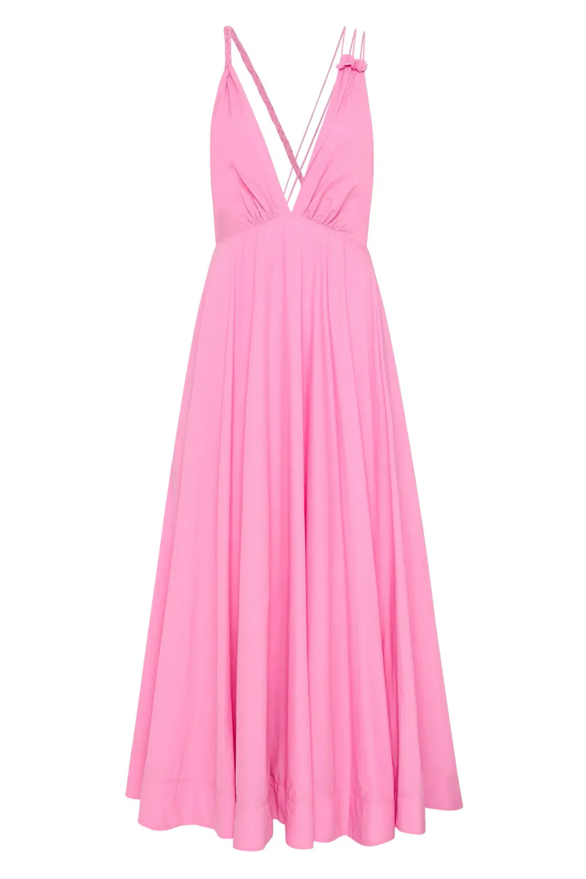 Aje Vellum Maxi Dress Pink Size 8 - Image 3