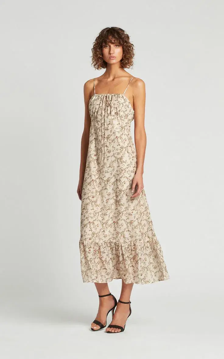Sir The Label Annalie Tiered Maxi Dress Print Size 0/ AU 6 - Image 1