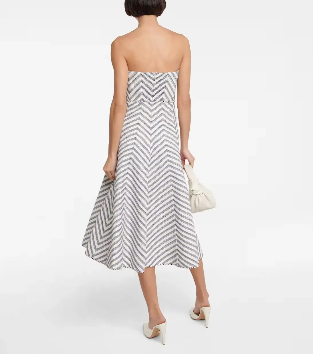 Zimmermann High Tide lace Midi Dress Print Size 1 / AU 10 - Image 2