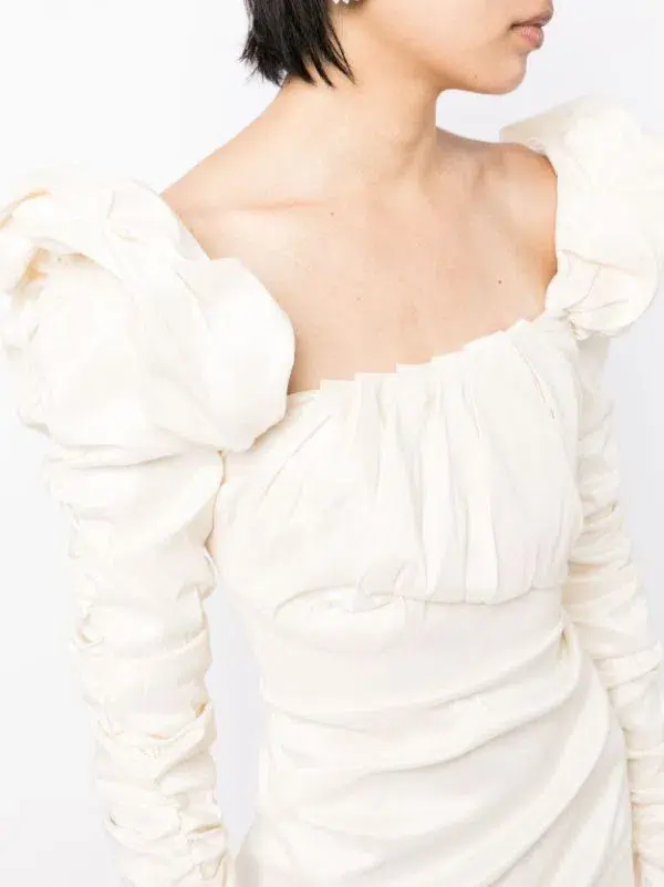 Rachel Gilbert Kalina Mini Dress in Coconut Size 16 - Image 2