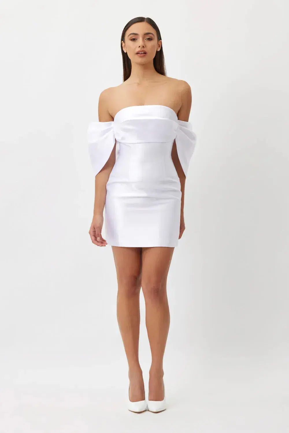 Bianca & Bridgett Eden Mini Dress White Size 16 - Image 1